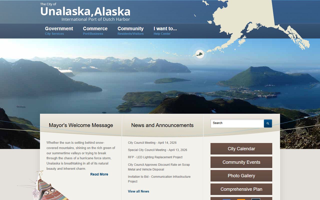 City of Unalaska website