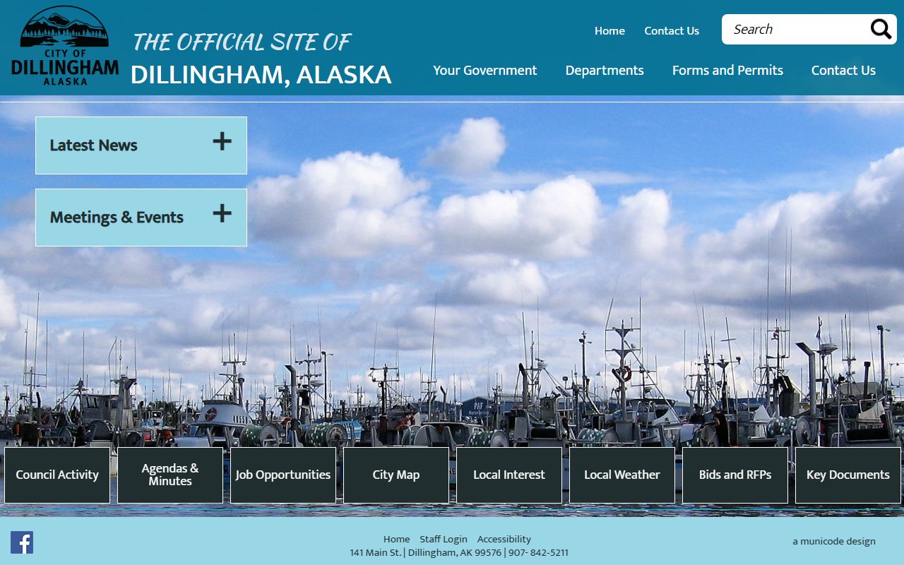 City of Dillingham website for recent arrests and public records in Dillingham Census Area