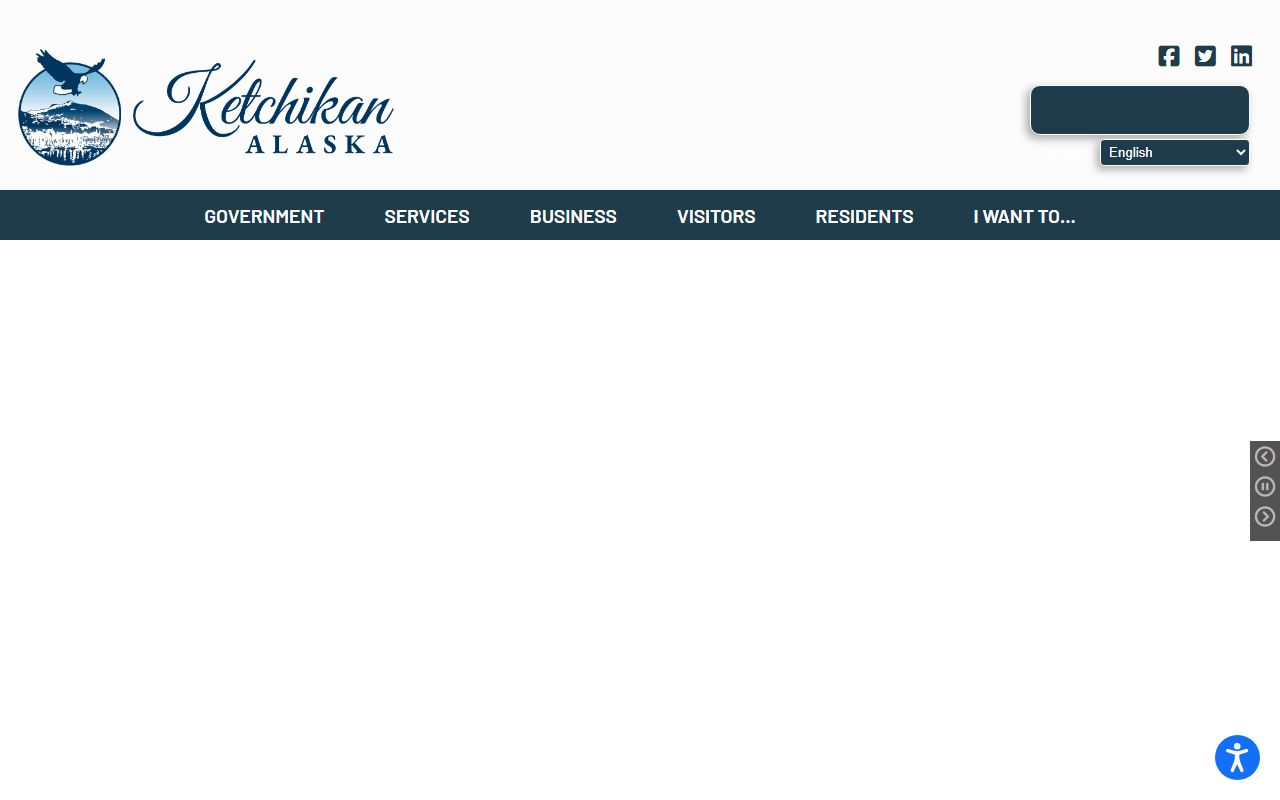 Ketchikan Police Department website with recent arrests and records request information