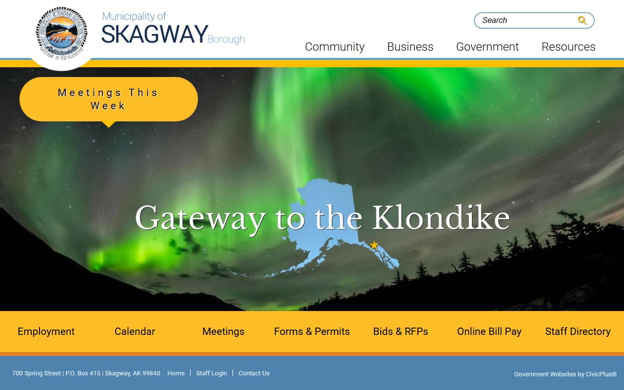 Skagway Municipality recent arrests - police department and government records